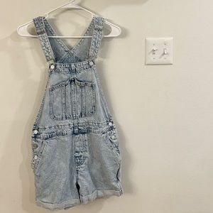 Old Navy Denim Overall Shorts